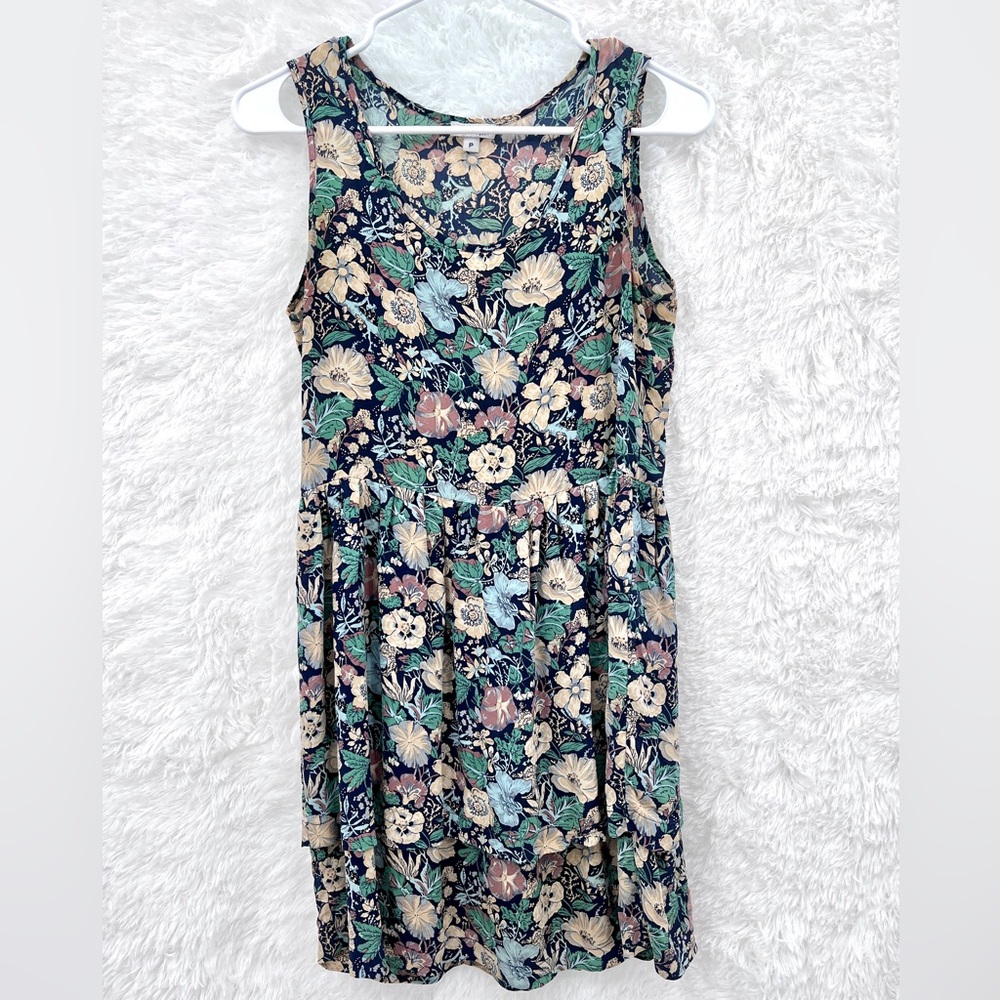 Steven Alan Silk Floral Dress Size P US Size 0 XS